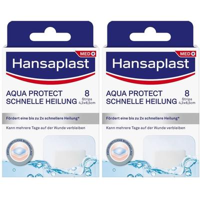 Hansaplast Aqua Protect Pflaster schnelle Heilung 2x 2x8 St