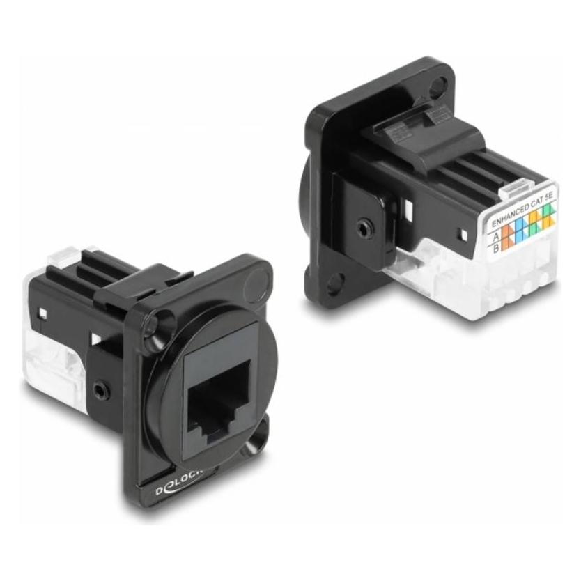 Delock D-Typ Modul RJ45 Cat.6A Bu zu LSA (Netzwerk Zubehör) (87817)
