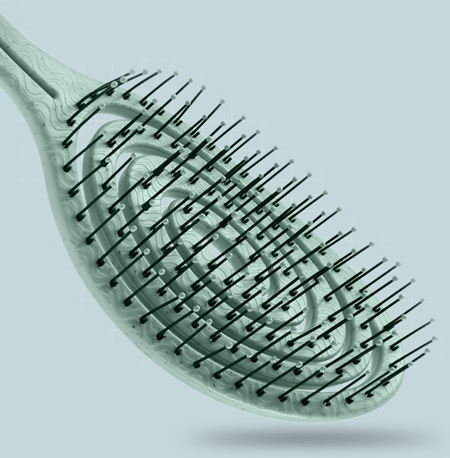 LJUS Detangling Hair Brush Lilac