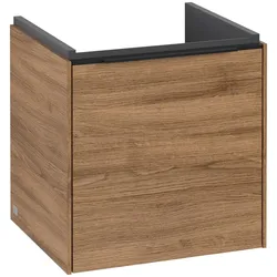 Villeroy & Boch Subway 3.0 Waschbeckenunterschrank, 1 Tür, 423 x 432 x 361,5 mm, Kansas Oak / Kansas C58201RH
