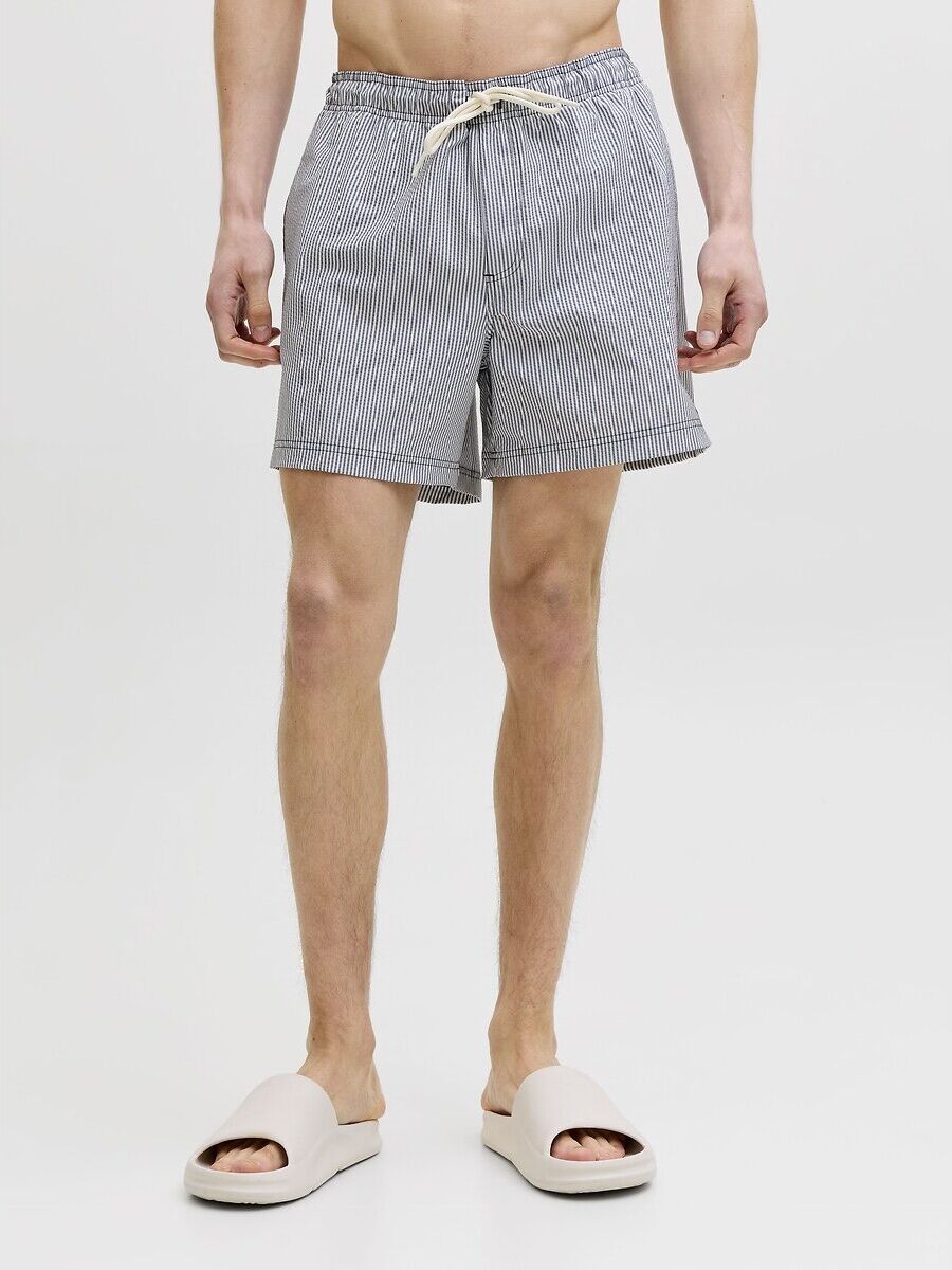 JACK & JONES Short de bain en seersucker