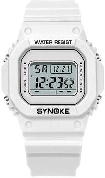 Everyday Crate SYNOKE 9620 Digital Sports Watch For Couples Waterproof LED Electronic Wrist Watch angel White