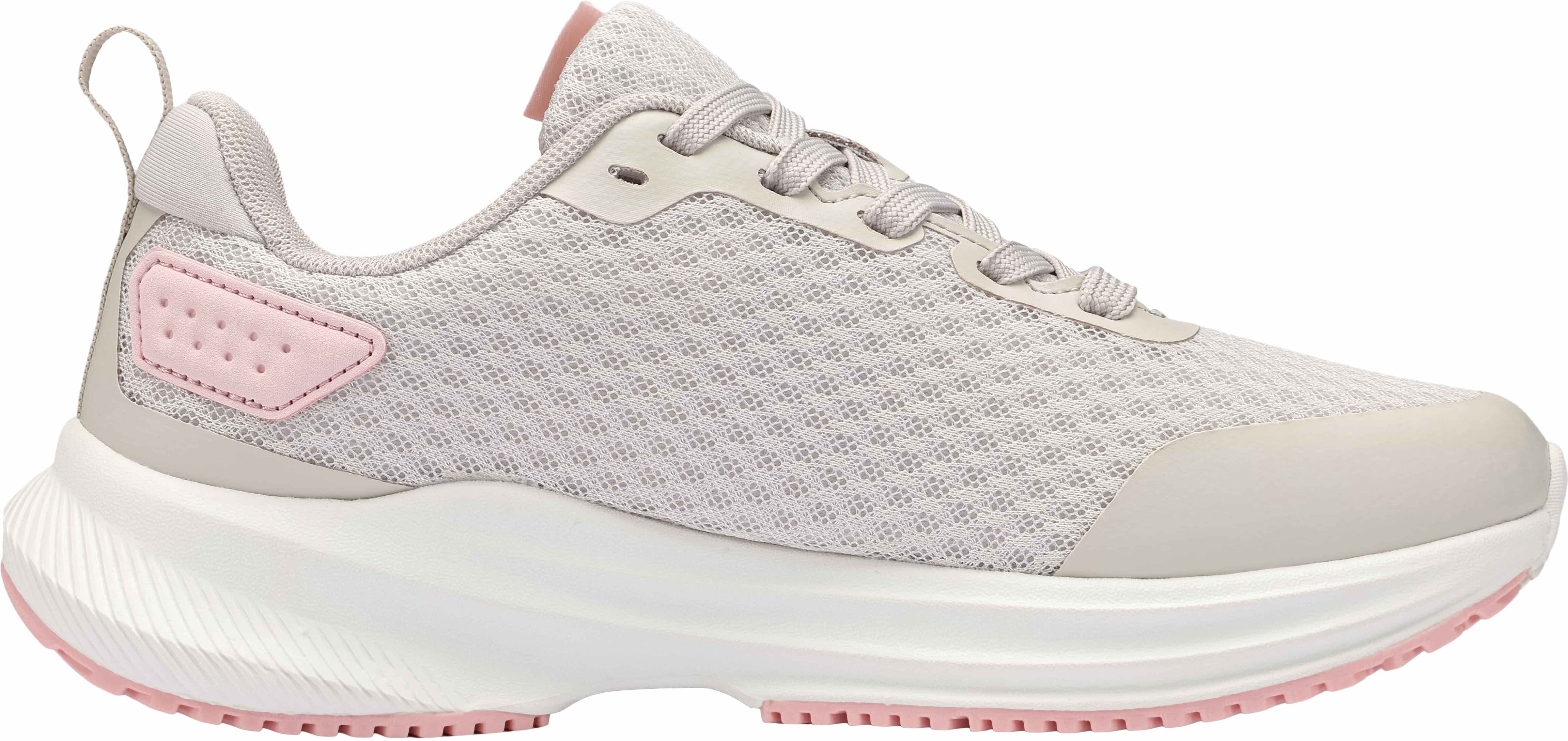 Sneaker KANGAROOS "K-RDW FAM", Damen, Gr. 42, sandweiß, frost pink, Mesh, Synthetik, Schuhe Sneaker sandweiß, frost pink 42