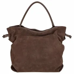 HEY MARLY Beuteltasche Cool Companion M Suede coffee - 38