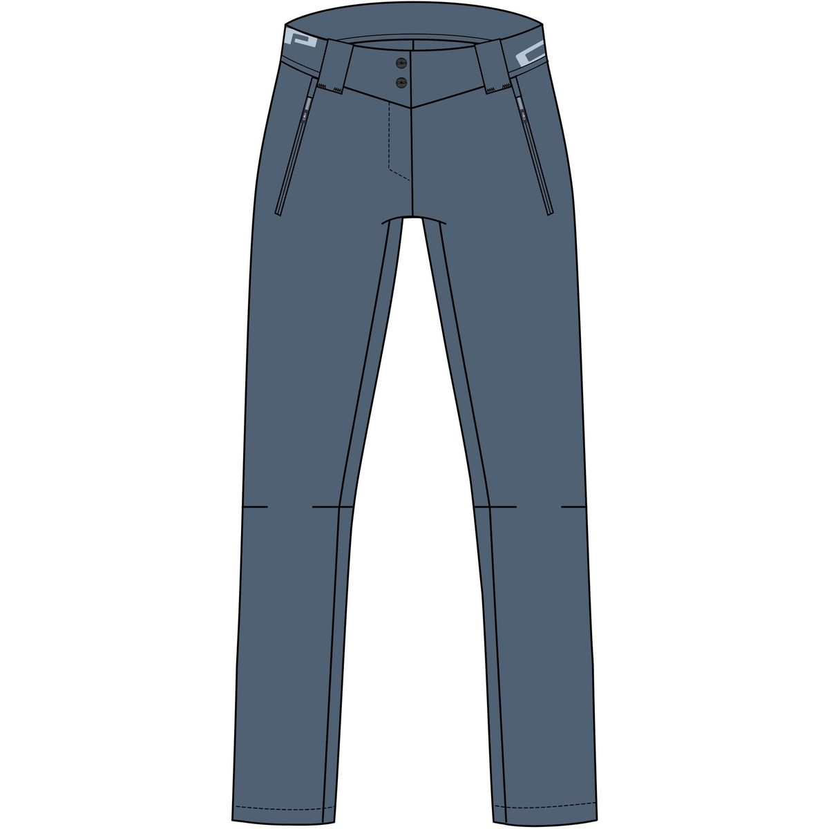 CMP Woman Long Pant space (L802) 46 35T6386-L802-46
