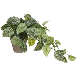 Mica Decorations, Kunstpflanzen, Scindapsus Kunstpflanze im Blumentopf Stan - H44 x Ø17 cm - Grün (44 cm)
