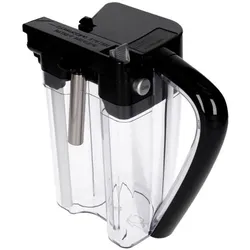 De'Longhi Milchbehälter 5513211611 für DeLonghi Kaffeemaschine, Zubehör Kaffeemaschinen, Transparent, Schwarz