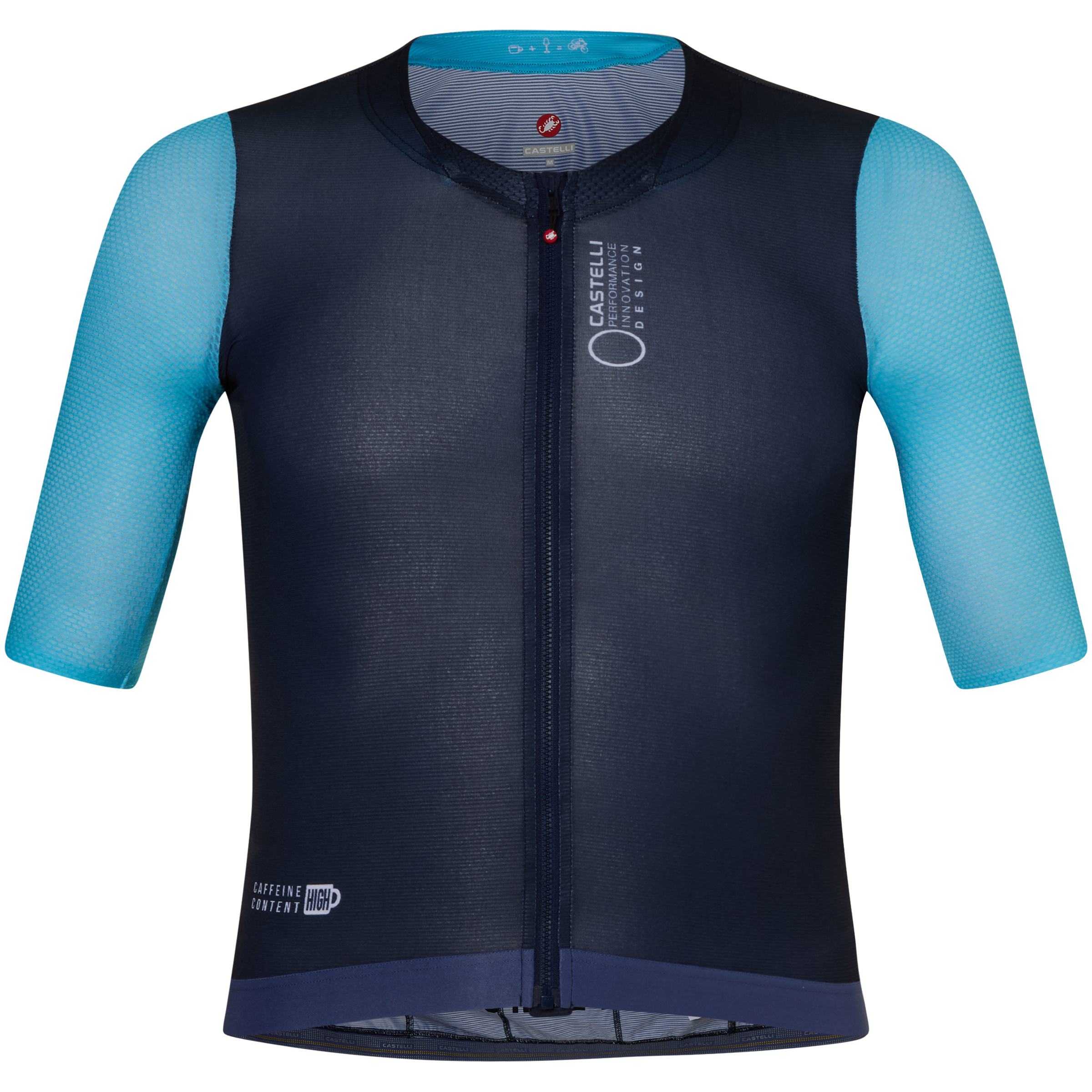 Castelli Corretto Trikot Herren Radtrikots blau Größe XL Rennrad Elastisch