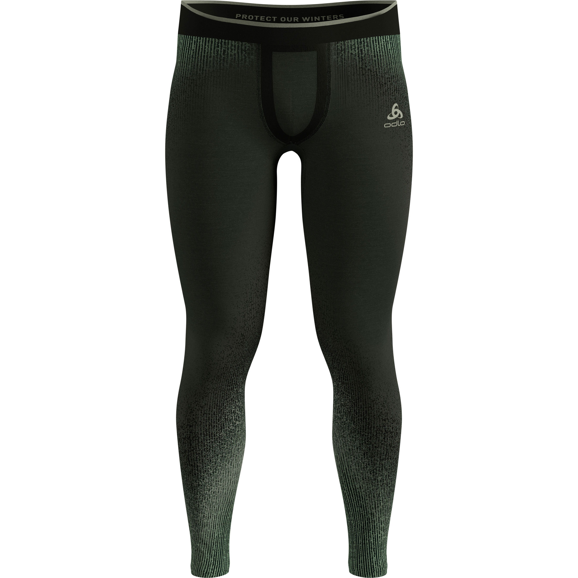Odlo Blackcomb Hose Herren Lange Unterhose gruen Größe M Elastisch