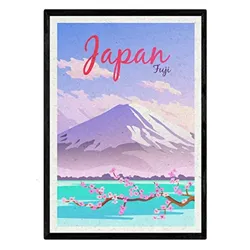POSTER Japan Mount Fuji A3 Rahmenlos