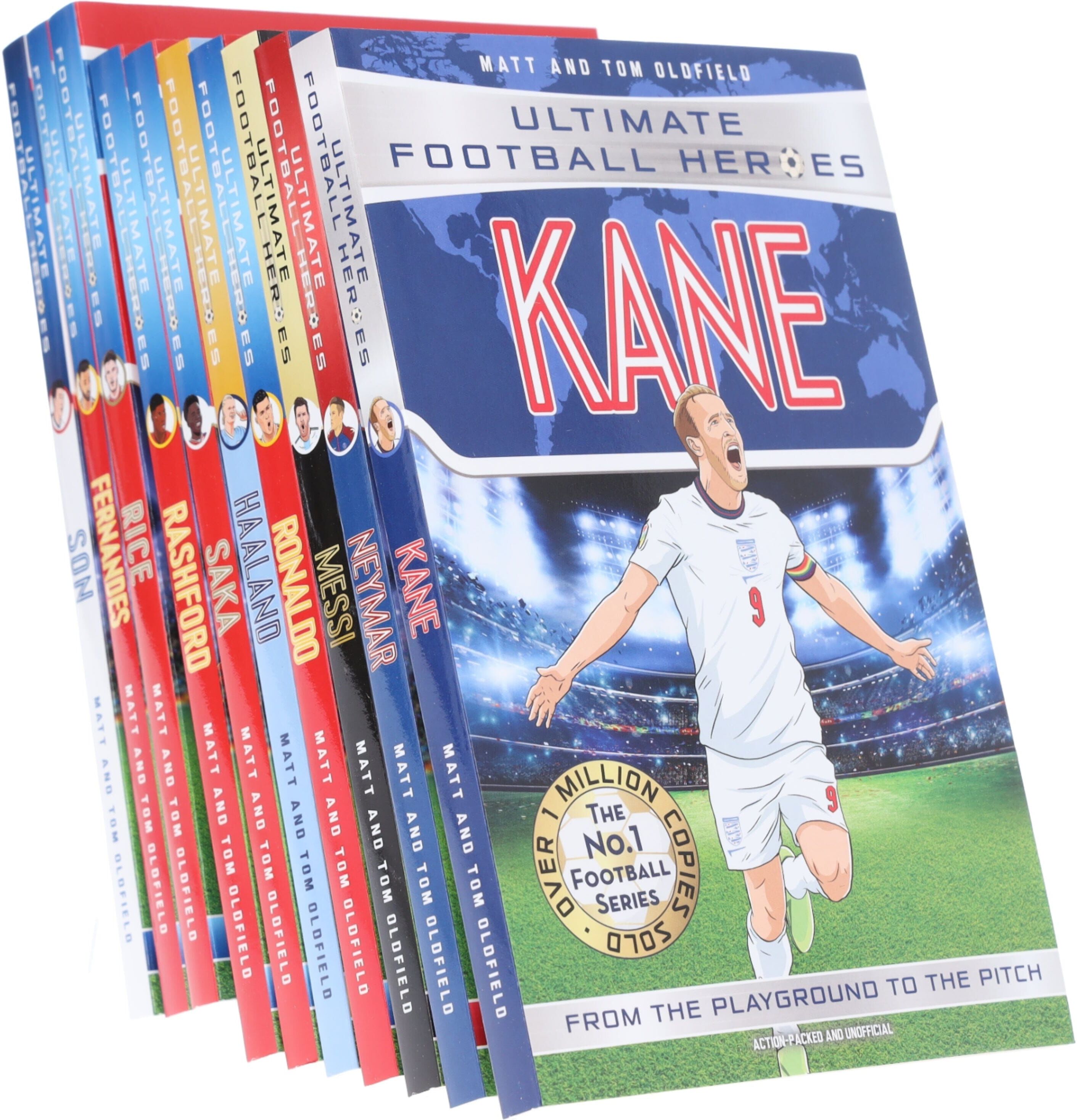 Ultimate Football Heroes Series 1 Collection 10 Books Set By Matt Oldfield, Tom Oldfield - Ages 7+ - Paperback Bonnier Books Ltd