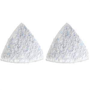 Fein Polierpad Borstenvlies, 63723031010, aus Vlies, Delta 80 mm, mit Klettverschluss, für Lack, Edelstahl, 2 Stück