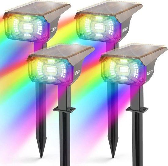 Solar LED Tuinverlichting met Accent Effect en 3 Helderheidsmodi voor Buiten