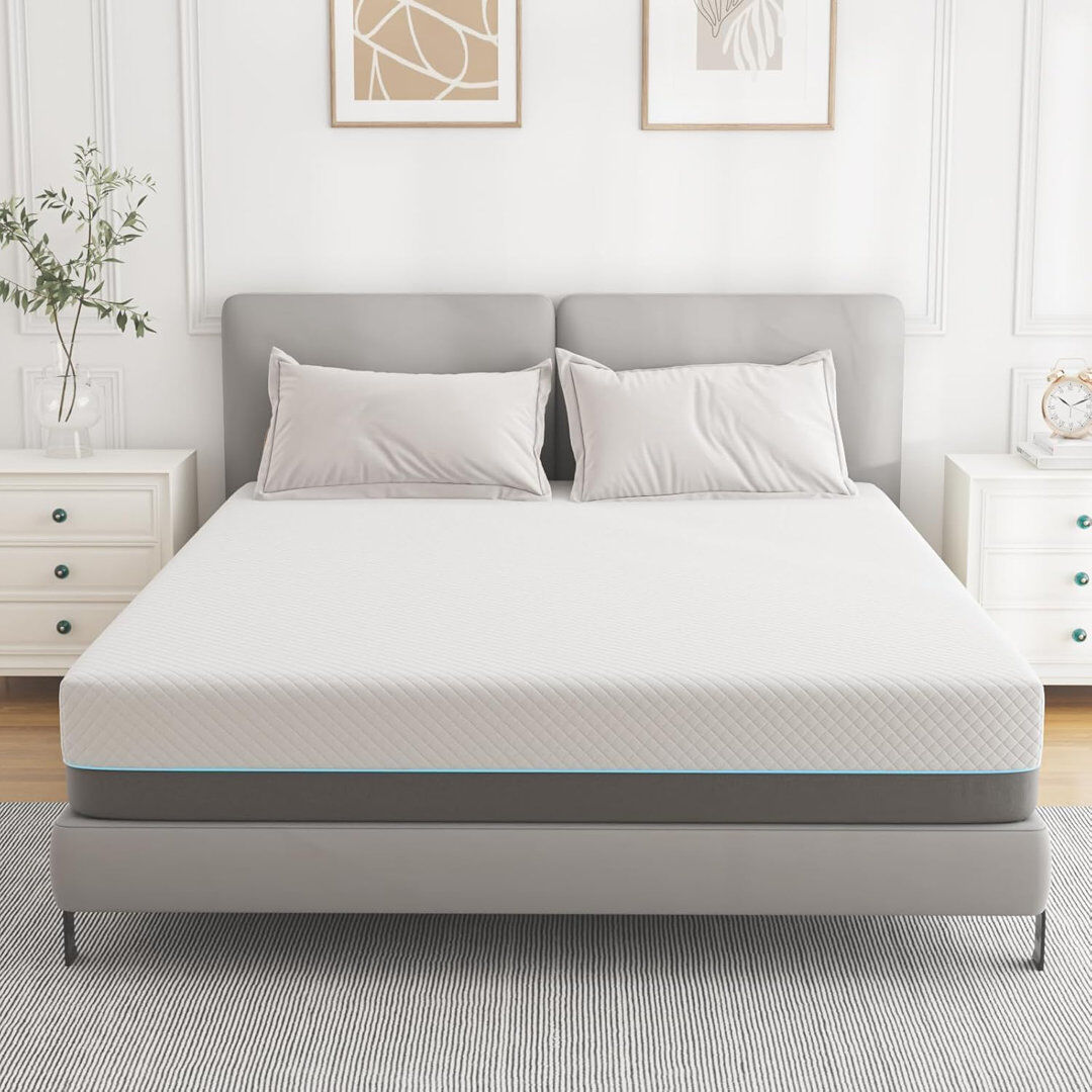 Rattrix 20cm Mattresses with Memory Foam and Removable Cover, Mattress in a Box Double (4'6)