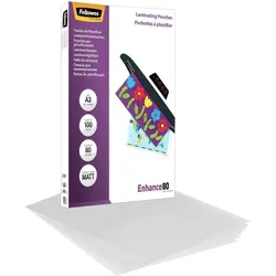 Fellowes Laminierfolien matt 80 mikron A3
