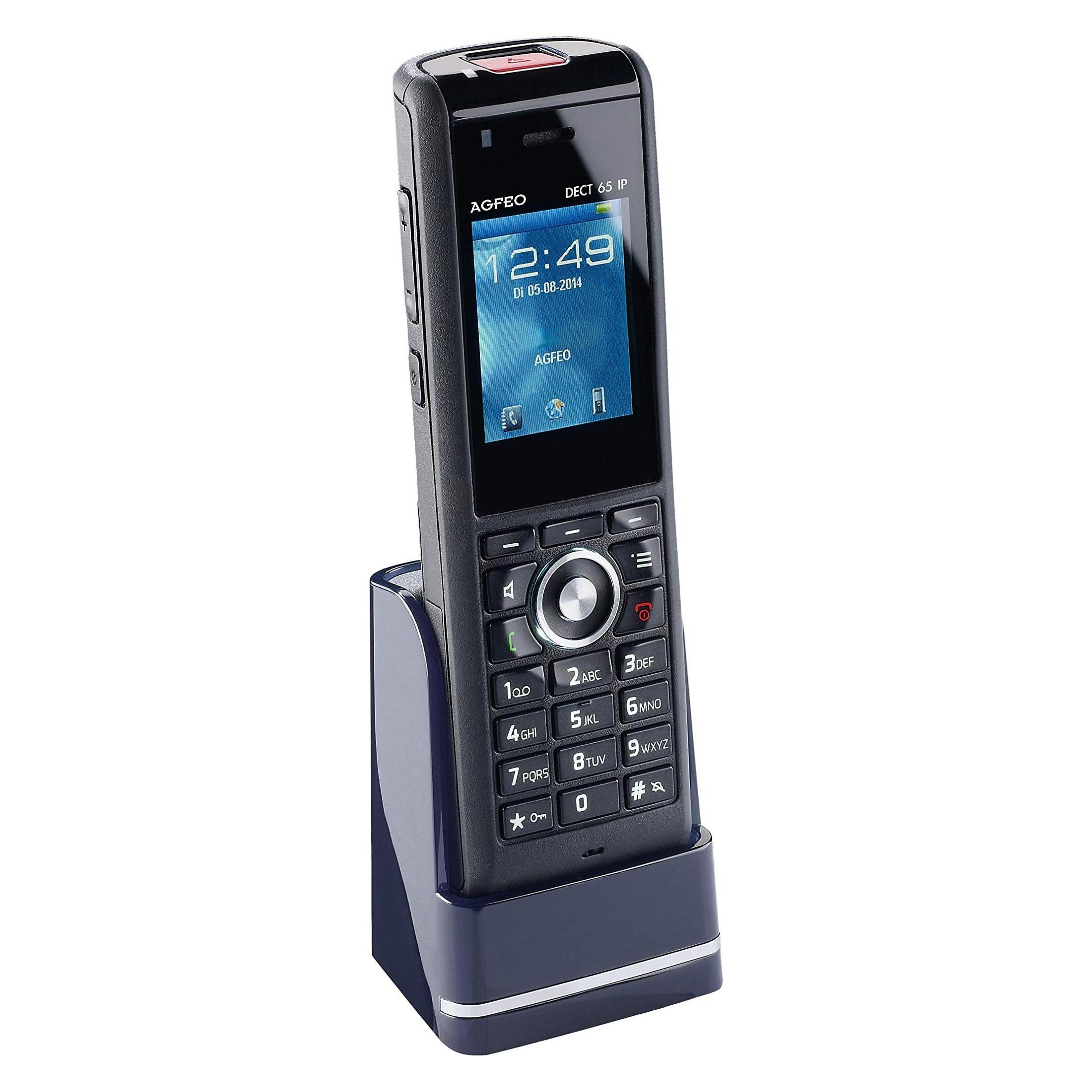 Agfeo DECT 65 IP Schutzklasse 65 stossfest wasserfest staubdicht für AS-/ES-Kommunikationssystemen SW V... (6101371)