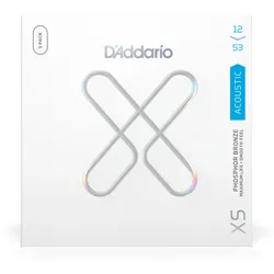 D’Addario XSAPB1253-3P - XS Acoustic Phosphor Bronze Regular Light | 012-053 - 3... - Saiten Westerngitarre