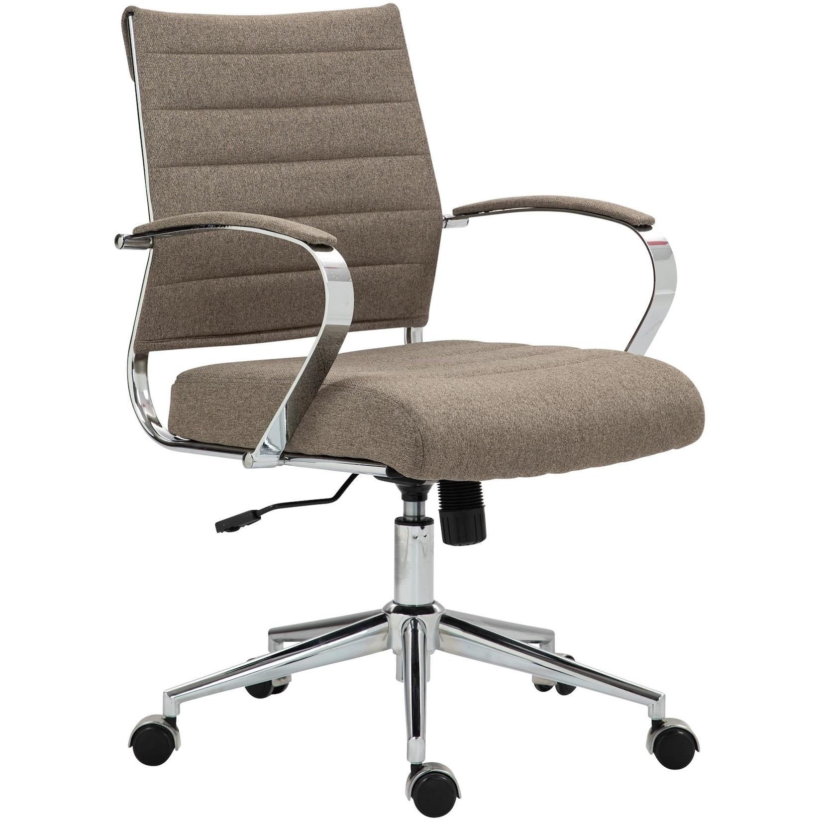 CLP Bürostuhl Oakland Stoff - Farbe: taupe, Material: Stoff