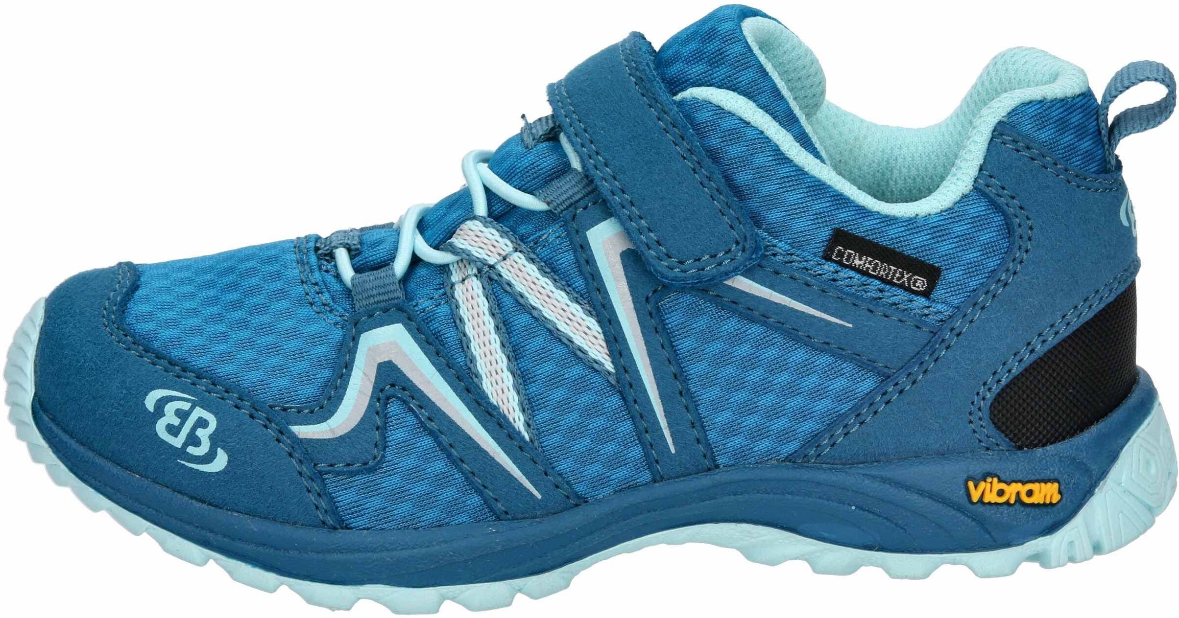 Wanderschuh BRÜTTING "Outdoorschuh Rockwall", Mädchen, Gr. 36, Textil, blau, Synthetik, Schuhe Wanderschuh