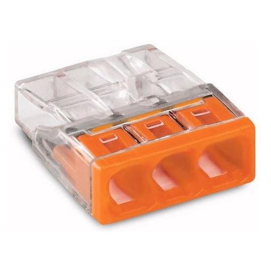 Wago Wire flange 2273-203, 450 V, orange, 25 pcs (2273-203/25)