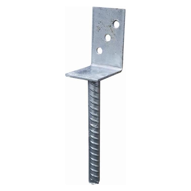 Global Metal Pfostenträger L-Form verzinkt mit 200 mm Doll (10 Stk.) (01070010)