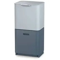 Joseph Joseph Intelligent Waste Totem Recycler blau 60 L 60 L, Recycling System aus pulverbeschichtetem Stahl