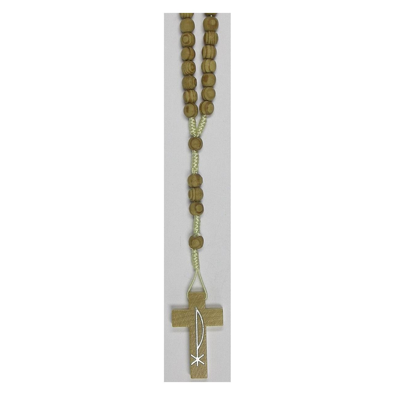Rosenkranz Holzperlen h.braun (01/7 IN DS)