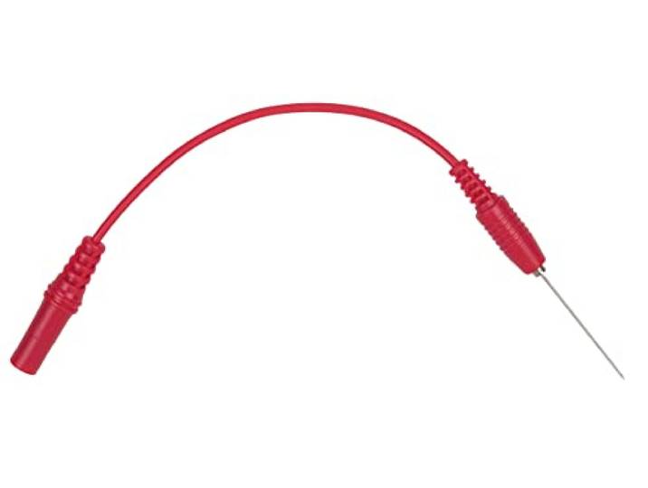 KS Tools 150.1674 4,0 mm Ingangsbus op naald testkabel, rood