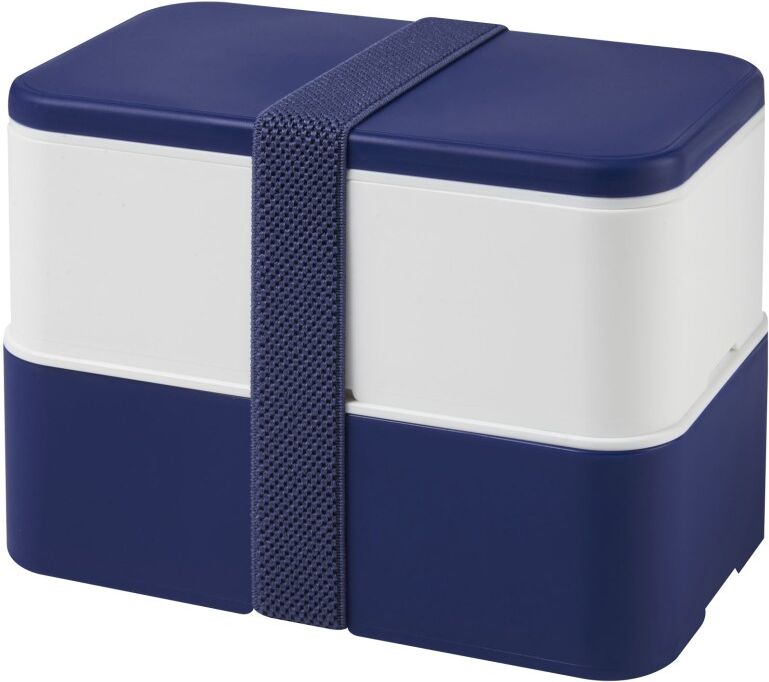 Lunch box MIYO 700+700 ml à deux blocs bleu