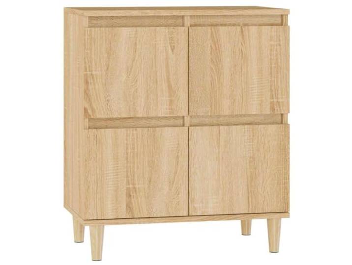 HGFDVCMR Sideboard Sonoma-Eiche 60x35x70 cm Kommode Holzwerkstoff Kompakter Anrichteschrank für Wohnzimmer und Flur mit stabiler Deckplatte für Pflanzen sowie vielseitigem Stauraum.