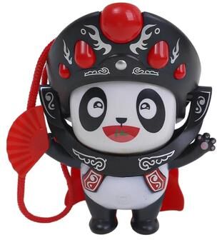 Snug & Styled Sichuan Opera Face Changing Toy Ornament Traditional Chinese Face Change Craft For Kids & Collectors red