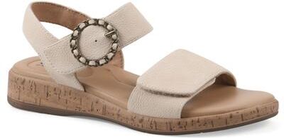 Women's Bonique Dress Sandal by Cliffs in Light Sand Nubuck (Size 8 M)