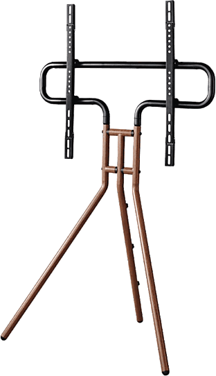 Soporte TV - Hama Easel Design 00220872, de 37" 75", VESA Hasta 600 x 400, Fijo, Nogal