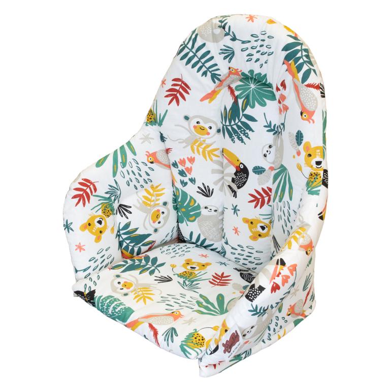 Anne & Mikael High chair cushion, Tropical (39596755)