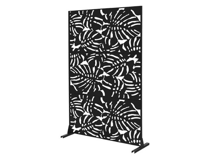 ML-Design Metall-Sichtschutz Roma 120x180 cm, aus Stahl, Raumteiler - 3 Paneele, Trennwand erweiterbar mit Ständer, Paravent freistehend, Deko Sichtschutzwand wetterfest für Garten, Balkon, Terrasse