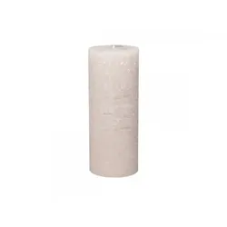 Chic Antique Macon rustikale Stumpenkerze, H25/D10 cm, rosa