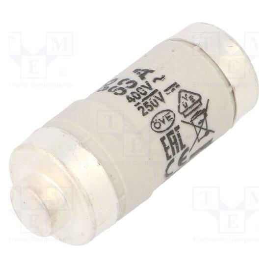 Eti Sicherung: Schmelz Keramik 63A 400VAC 250VDC gG D02 D0 (63 A) (002212005-ETI-)