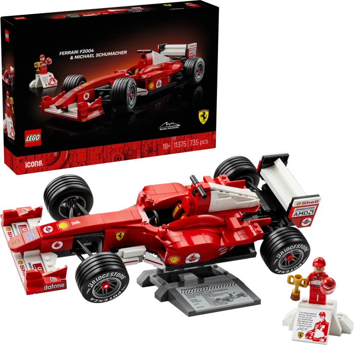 LEGO Icons 11375 Ferrari F2004 und Michael Schumacher