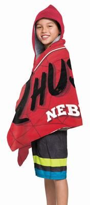NCAA Nebraska Juvy Hooded Towel - 21x51