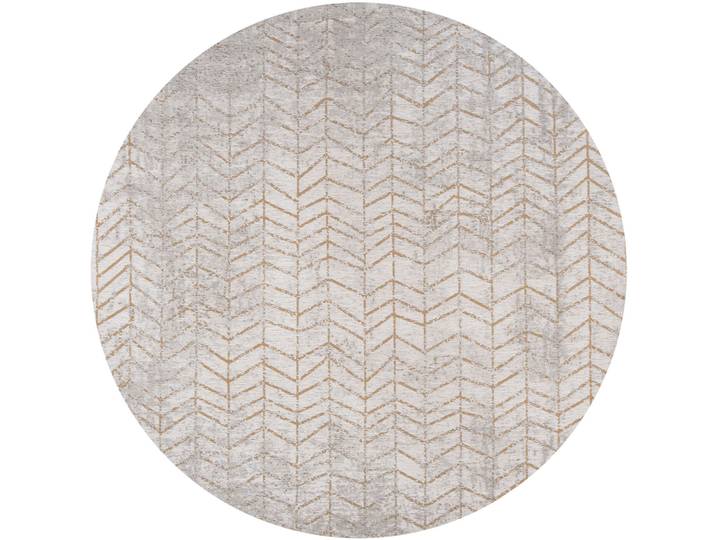 Teppich Jacob s Ladder gelb Polyester 240 x 240 cm'