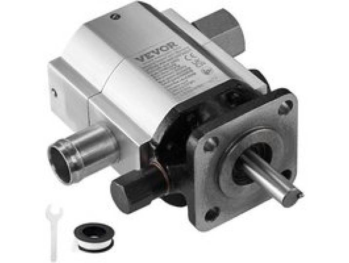 VEVOR Hydraulische Holzspalterpumpe, 13 GPM, 2-stufige 3000 PSI Holzspalterpumpe, 1 Einlass 1/2 NPT Auslass 3600 U/min Aluminium-Hydraulikzahnradpumpe, für Holzspalter mit kleinem Motor, Schneepflug
