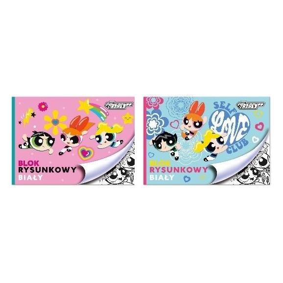 Teka Weisser Zeichenblock A4/20K Powerpuff Girls Mix (A4, Blanko) (47996112)