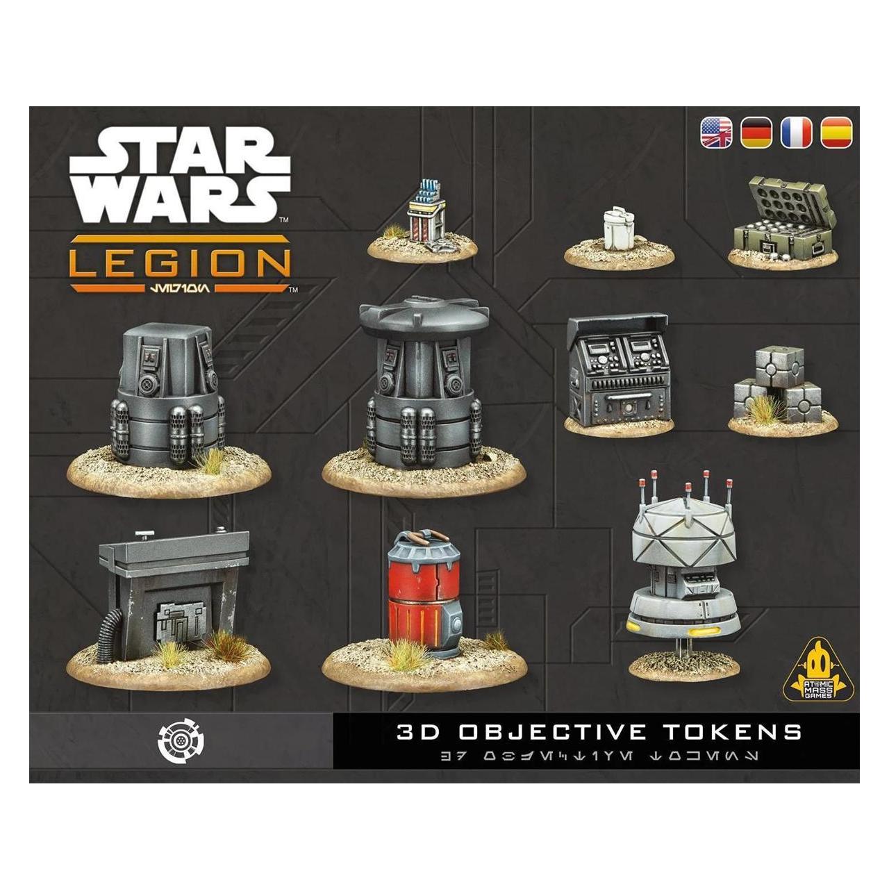 Atomic Mass Games Star Wars Legion - 3D Objective Tokens DE/EN/ES/FR (Kunststoff) (AMGD1241)
