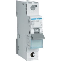 Leitungsschutzschalter einpolig B-Charakteristik 16 Ampere 6 Kiloampere 1 Modul Quick Connect, Sicherung Retail