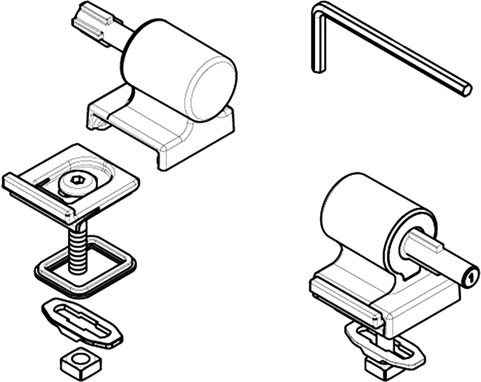 Charnière LAUFEN Pro H8926550000001 pour siège WC