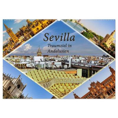 Sevilla - Traumziel in Andalusien (Wandkalender 2026 DIN A2 quer), CALVENDO Monatskalender