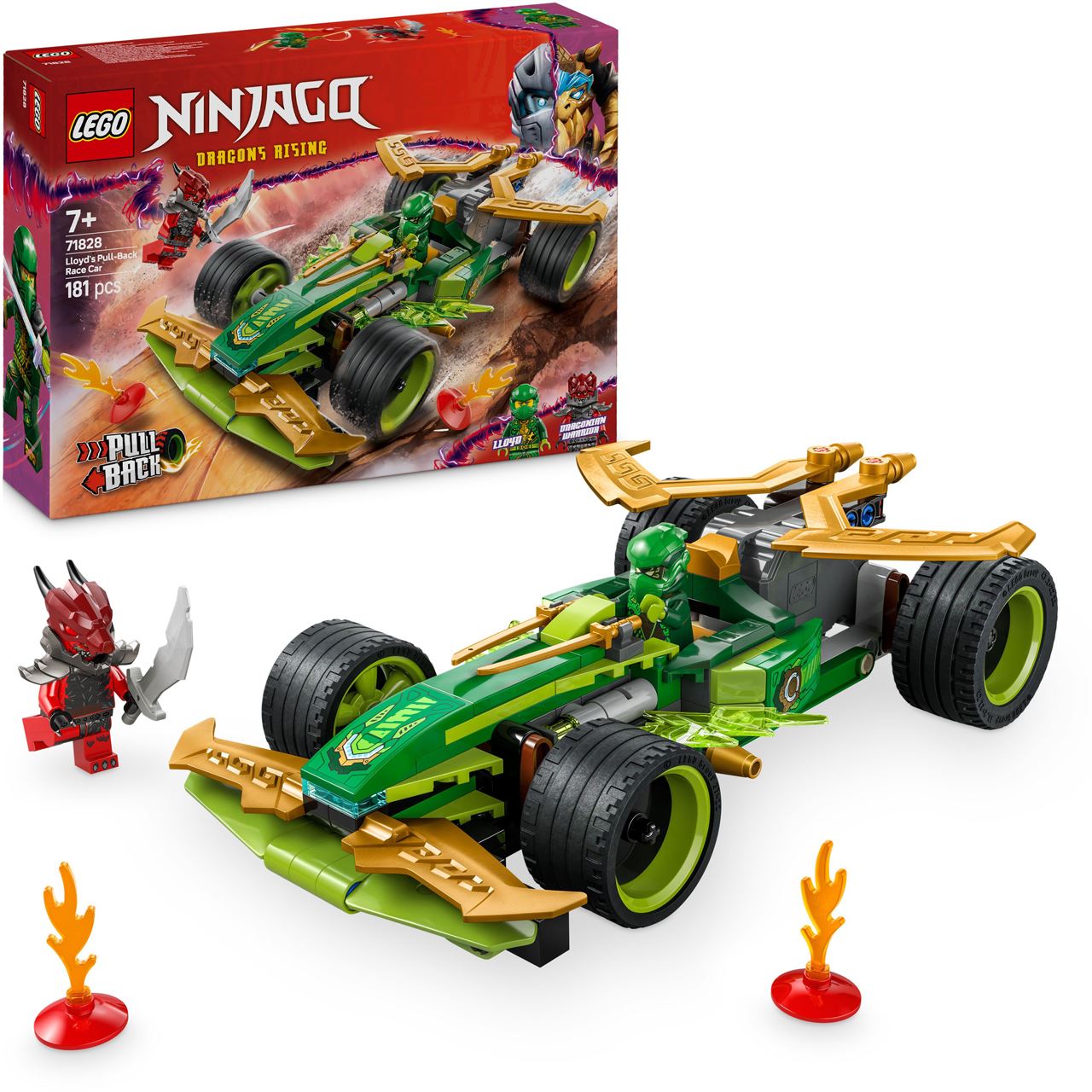 LEGO NINJAGO 71828 Lloyds Actionflitzer - Auto Spielzeug mit Minifiguren