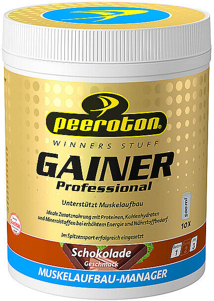 PEEROTON GAINER Professional myprotein Shake Schokolade 600g bunt B