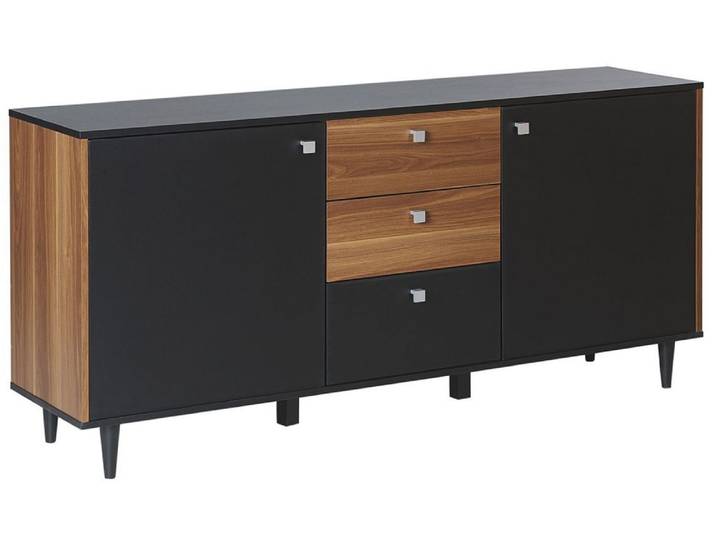Commode 2 portes noir