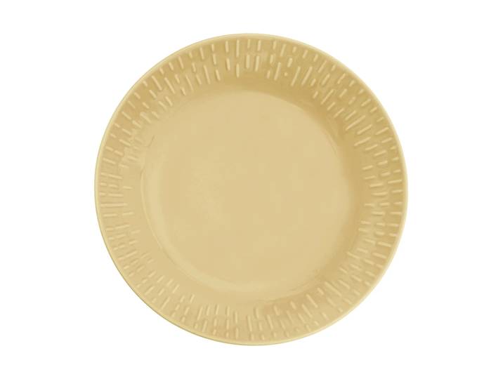 Aida Assiette à pâtes Confetti Mustard, Ø23 cm